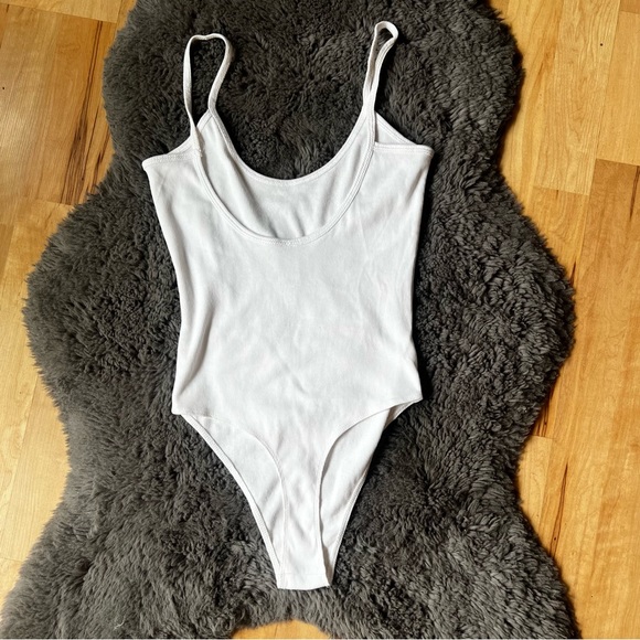 American Appeal Ribbed Thong Bodysuit - Picture 5 of 5